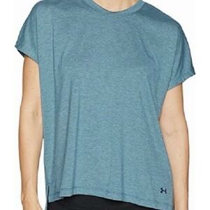 Under Armour Women's Essentials T-Shirt Tourmaline Teal /Tonal XL Cap Sleeve